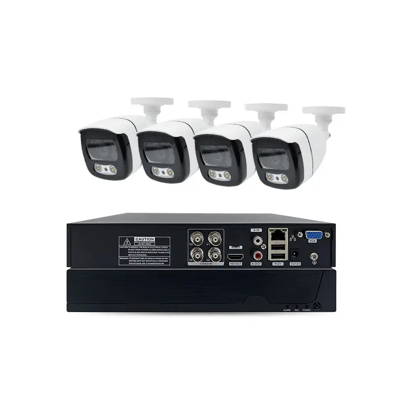 Home Security Usa - 5MP Outdoor Dome AHD DVR 4