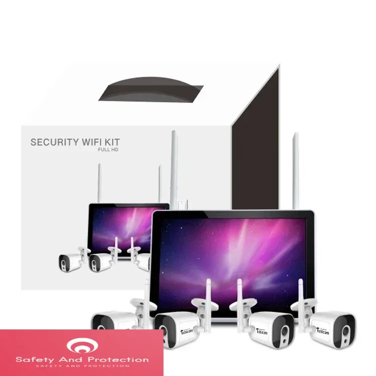 Home Security Kit With Camera - TUYA Smart Wi-Fi 4CH NVR Kit