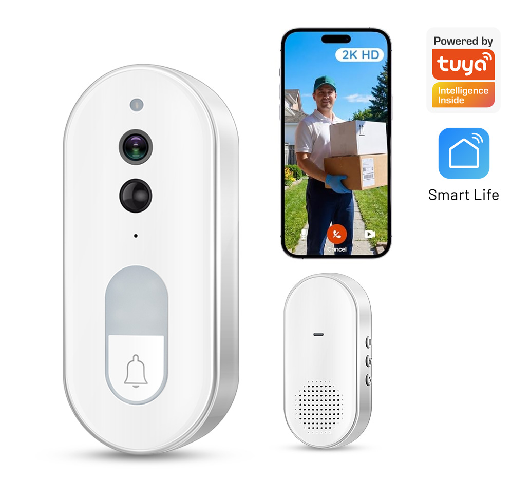 Home Security Recorder - Tuya Smart Video Doorbell Wireless 1080P