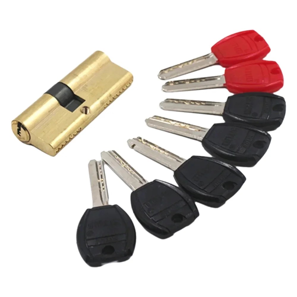 Home Security Bundle - Anti-Theft Pure Brass Lock Cylinder AB