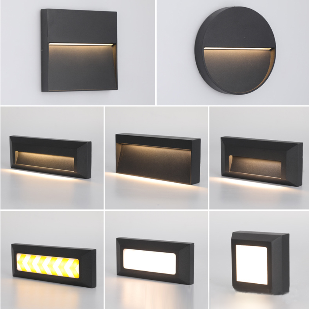 Home Security Yard Sign - Outdoor LED Wall Lamps Surface Mount