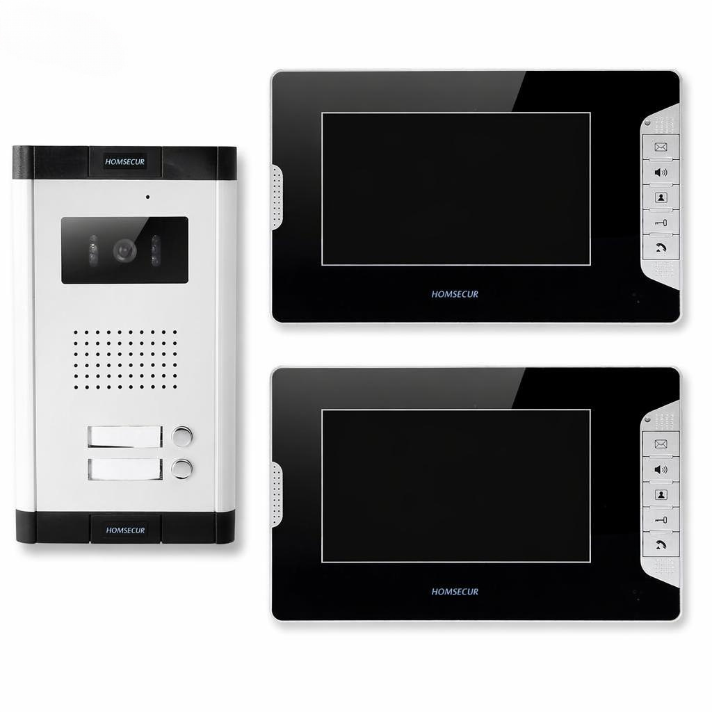 Home Security Video Systems - 4 Wire 2 Family Video Door