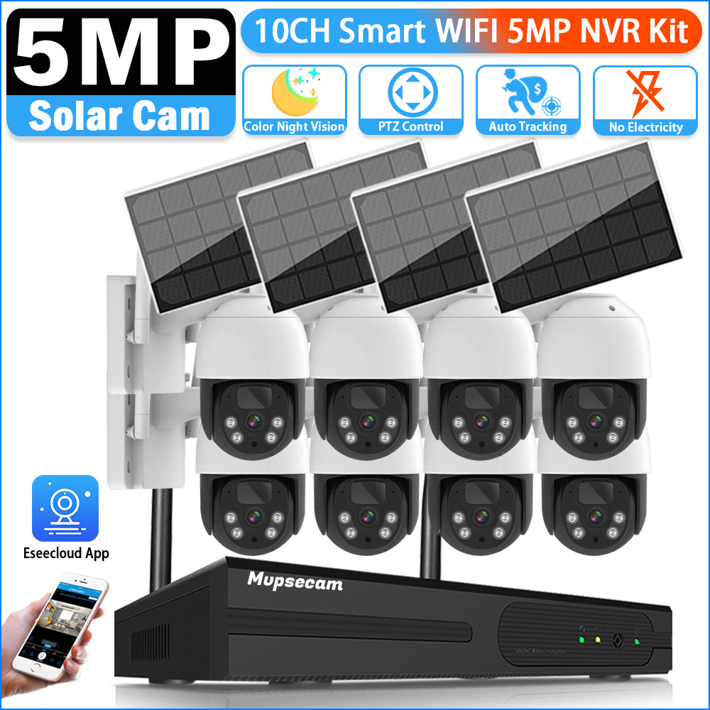 Home Security Video Systems - 5MP 16CH Wireless NVR Security WIFI