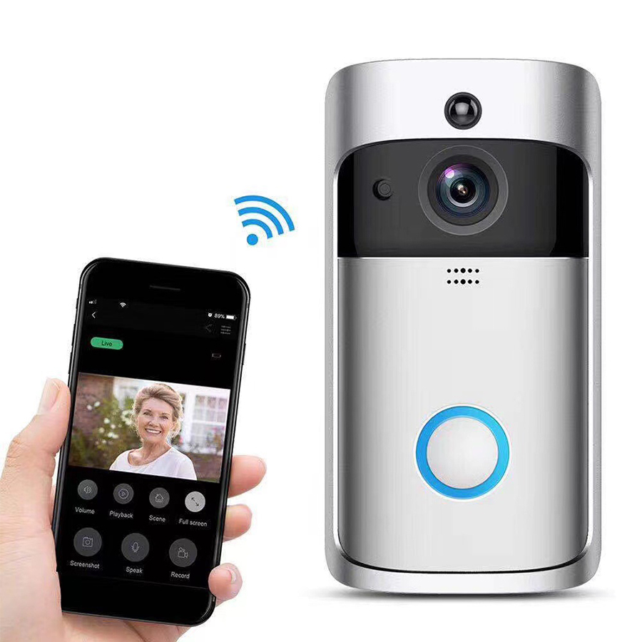 Home Security Ring Camera - Smart Wifi Wireless Home Apartment Security