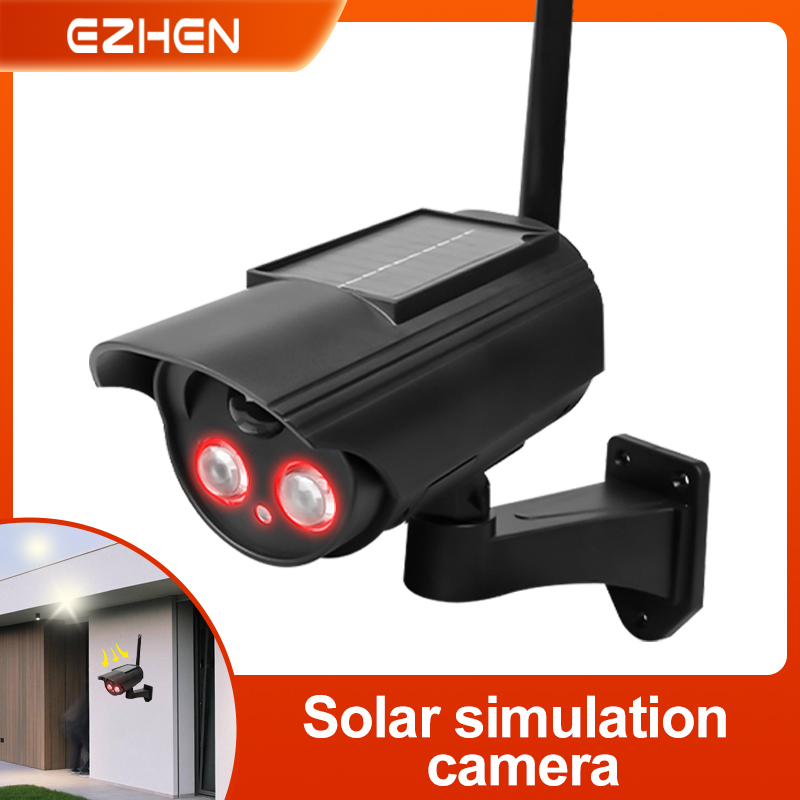 Home Security Camera System - Outdoor Solar Simulation Camera Waterproof Dummy
