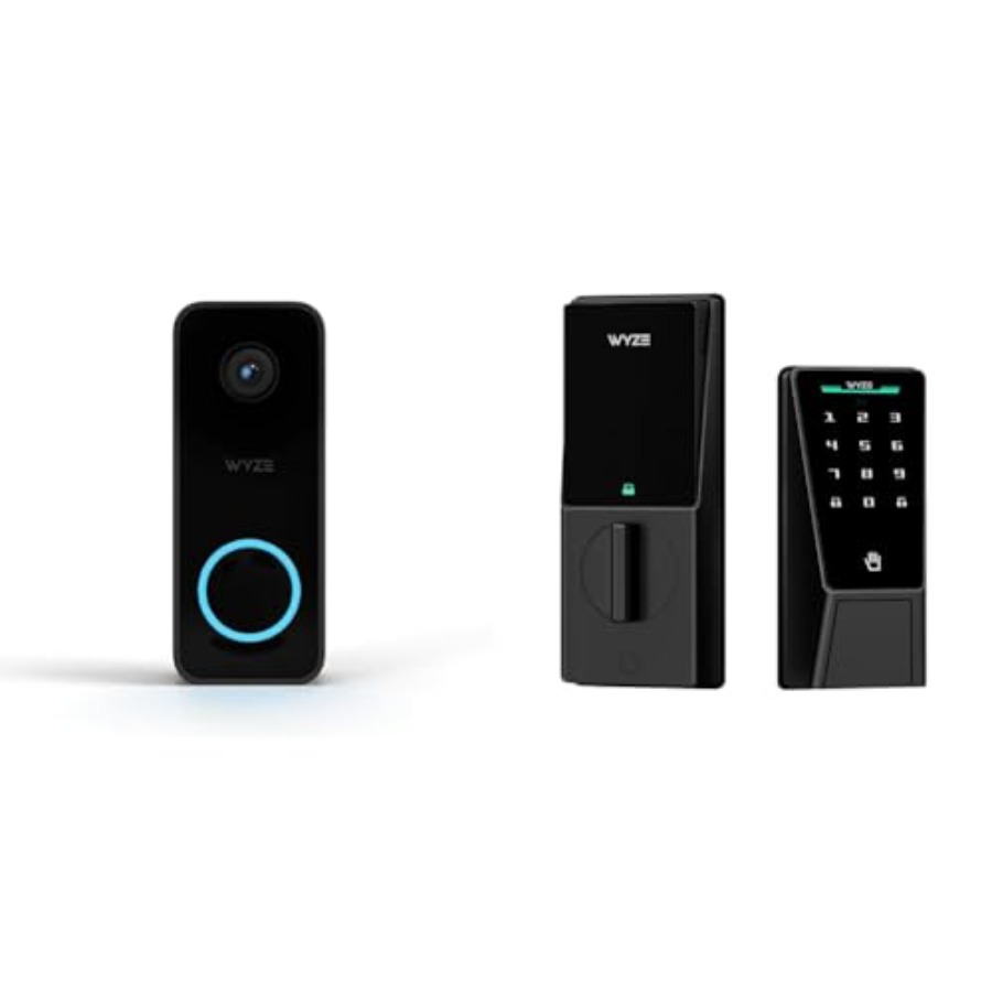 Home Security Bundle - Smart doorbell camera and palm vein