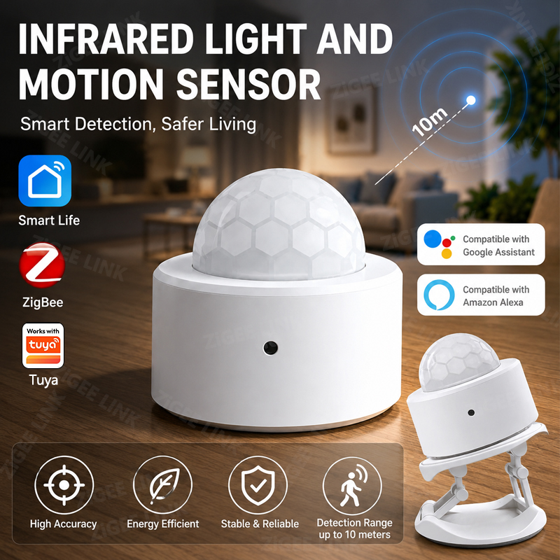 Home Security Alarm - ZigBee 3.0 PIR Motion Sensor Wireless