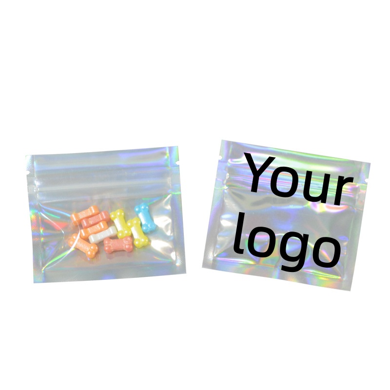 Home Security Laser - 100/500/1000PCS Resealable Clear Hologram Ziplock Packaging