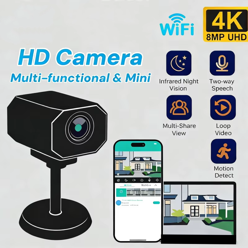 Home Security Recorder - 4K HD WiFi Security Camera for