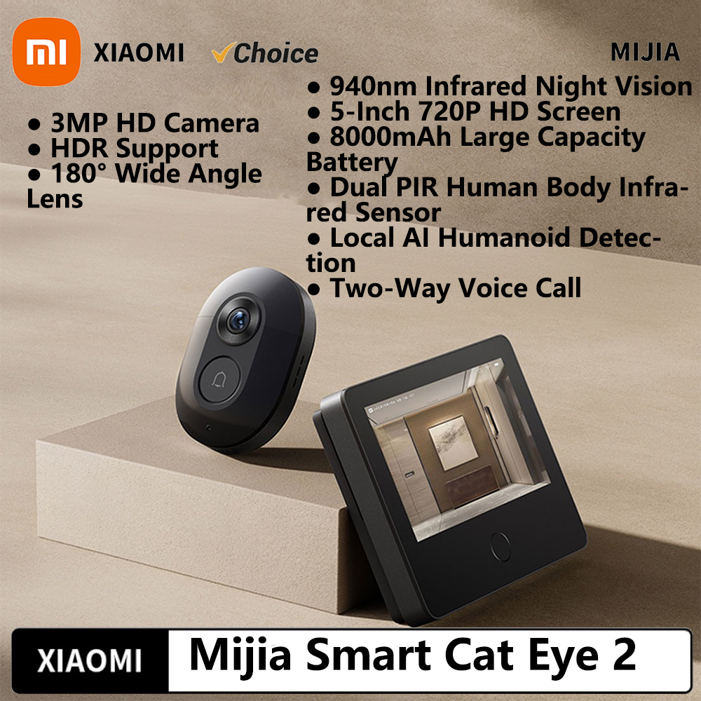 Home Security Camera Xiaomi - Xiaomi Smart Cat eye 2 WiFi