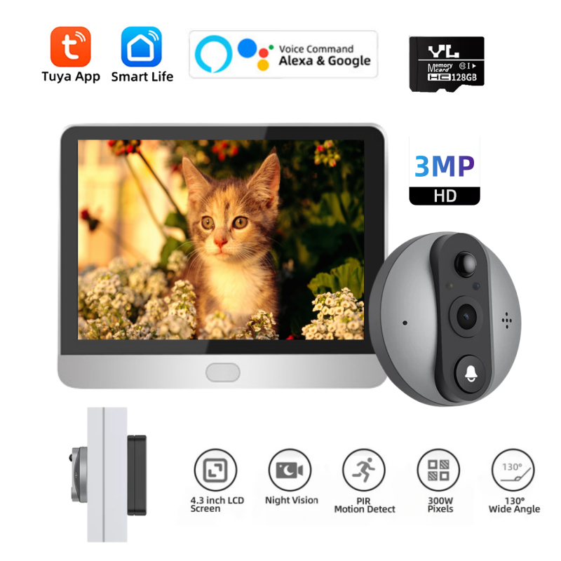 Home Security Ring Camera - Smart Life Wireless Security Home Video