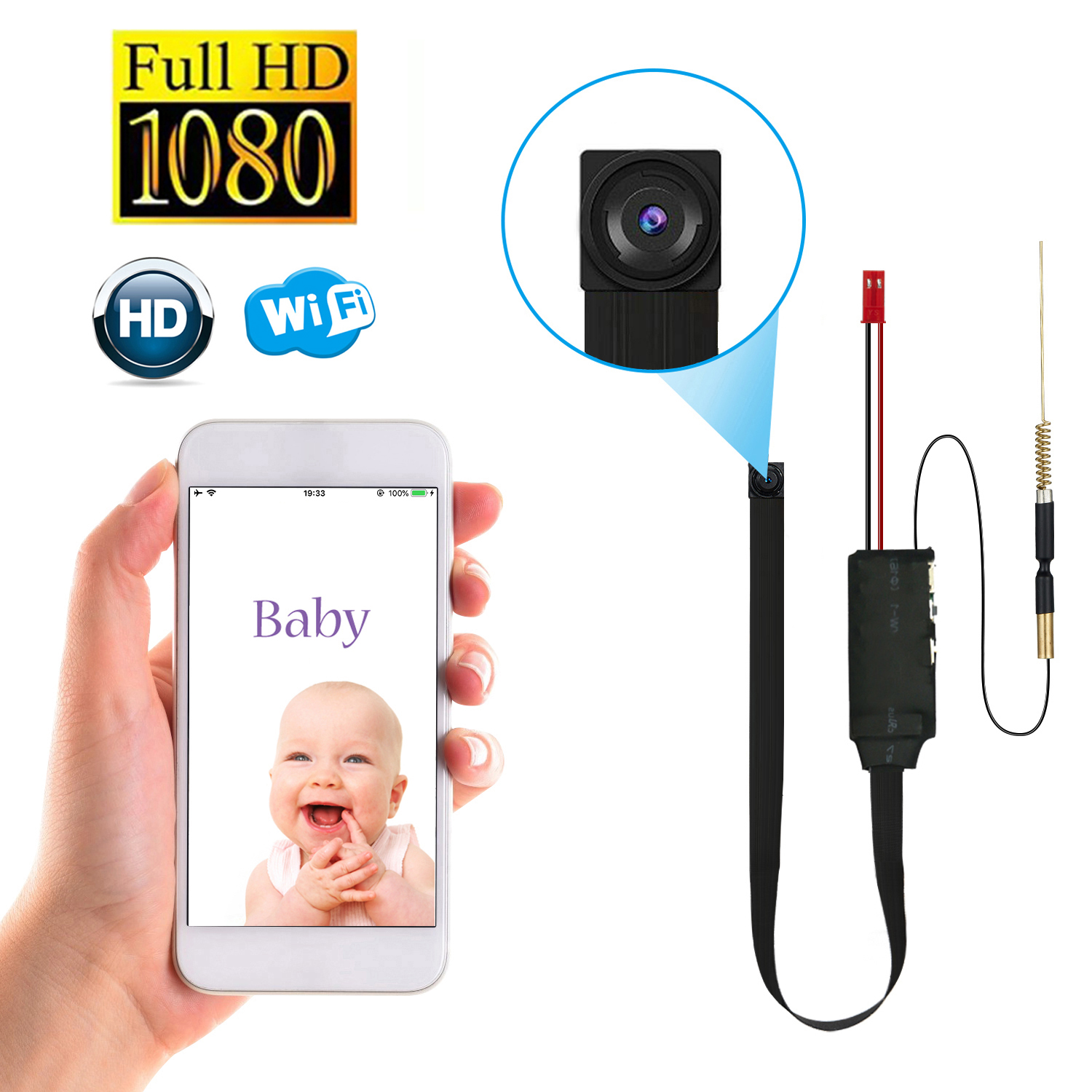 Home Security Recorder - DIY WiFi Mini Camera Module Motion