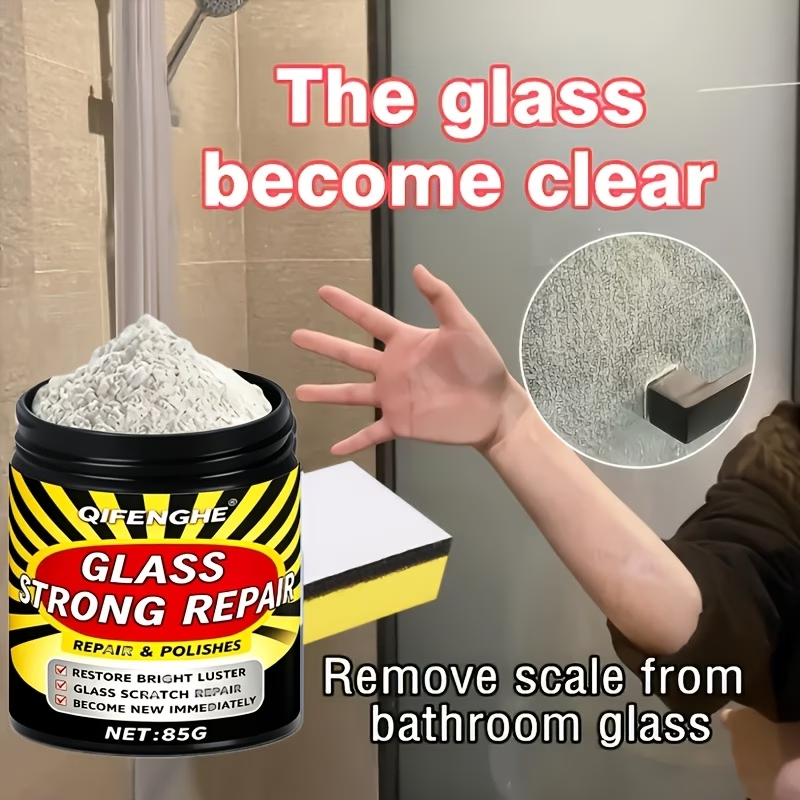 Glass Break Detector - Car Glass Scratch Repair Powder 85G