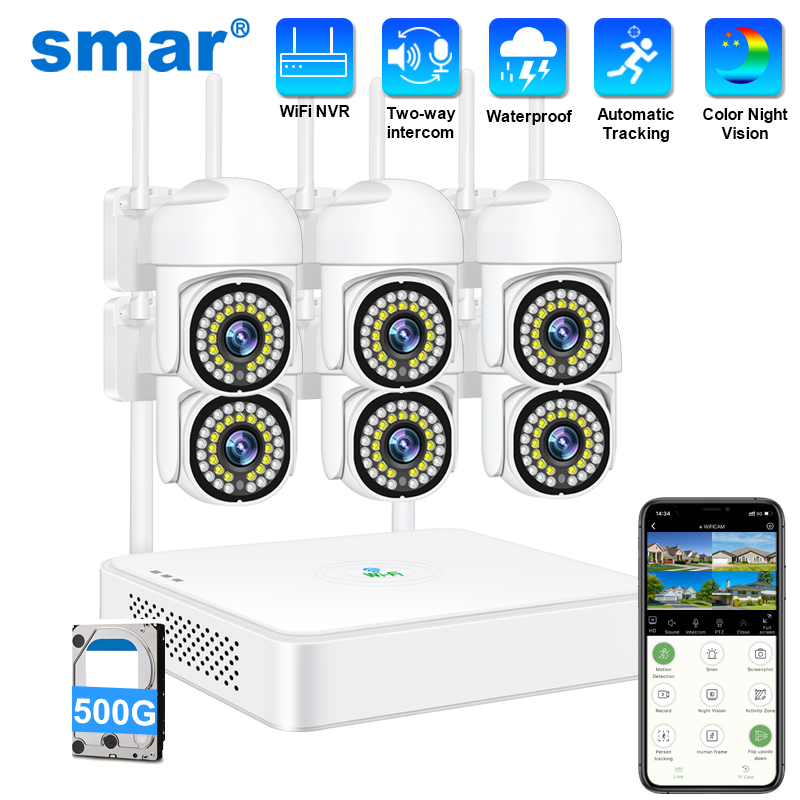 Home Security Video Systems - Smar 3MP Wireless CCTV Security Camera
