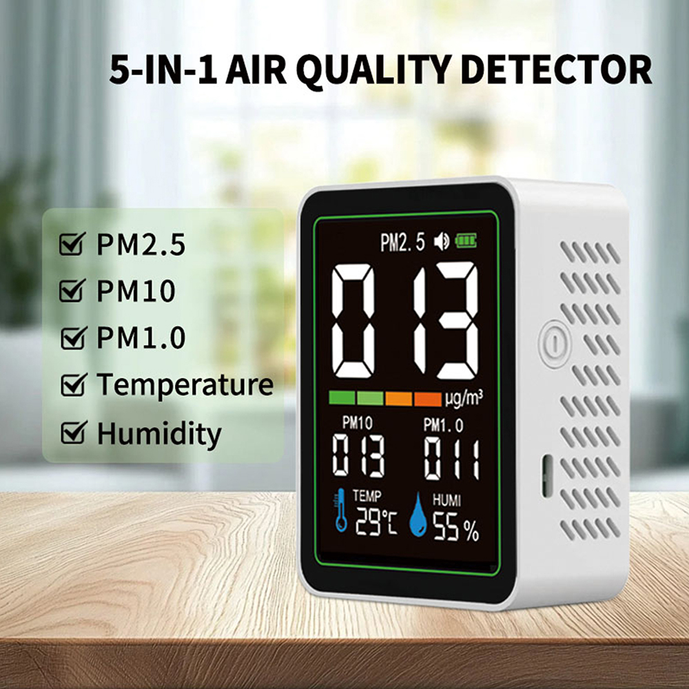 Home Security Laser - 5 In 1 PM1.0 PM2.5 PM10