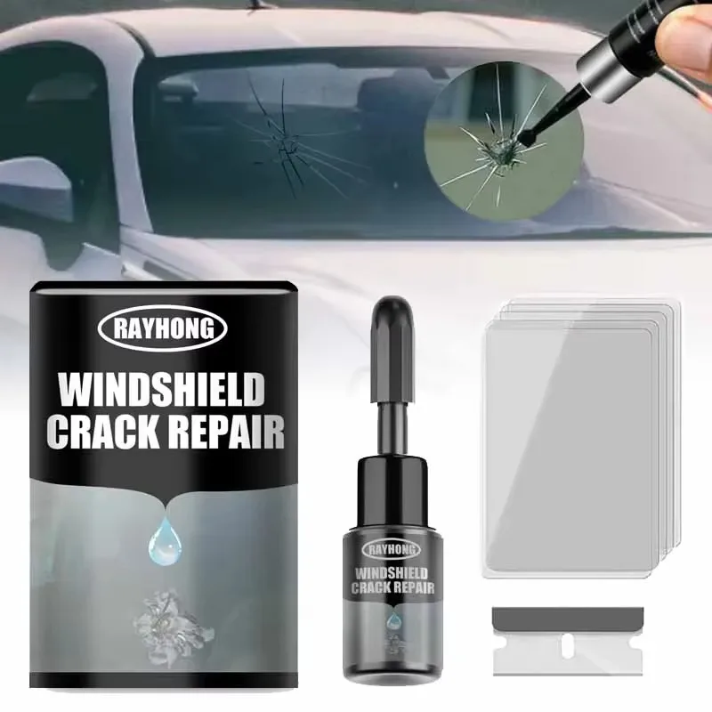 Glass Break Detector - Windshield Crack Repair Fluid Car Window