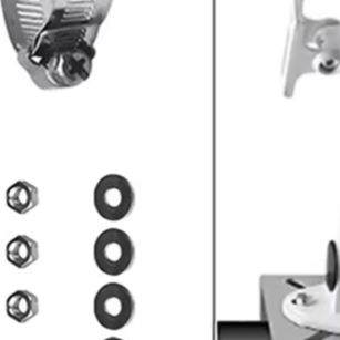 Home Security Ring Camera - 2025 Stainless Steel Vertical Pole Mount