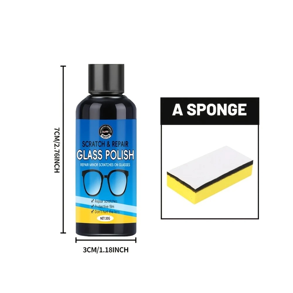 Fast Glass Scratch Remover - 3 - Glass Break Detector recension och pris