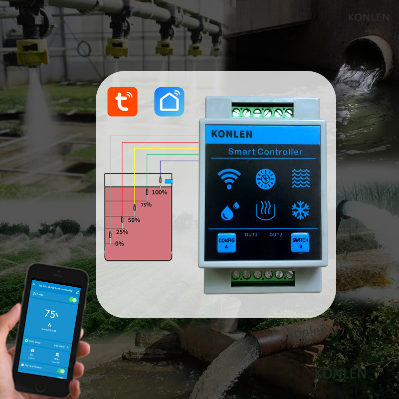 KONLEN Tuya Water Level Sensor - Home Security Guard recension och pris