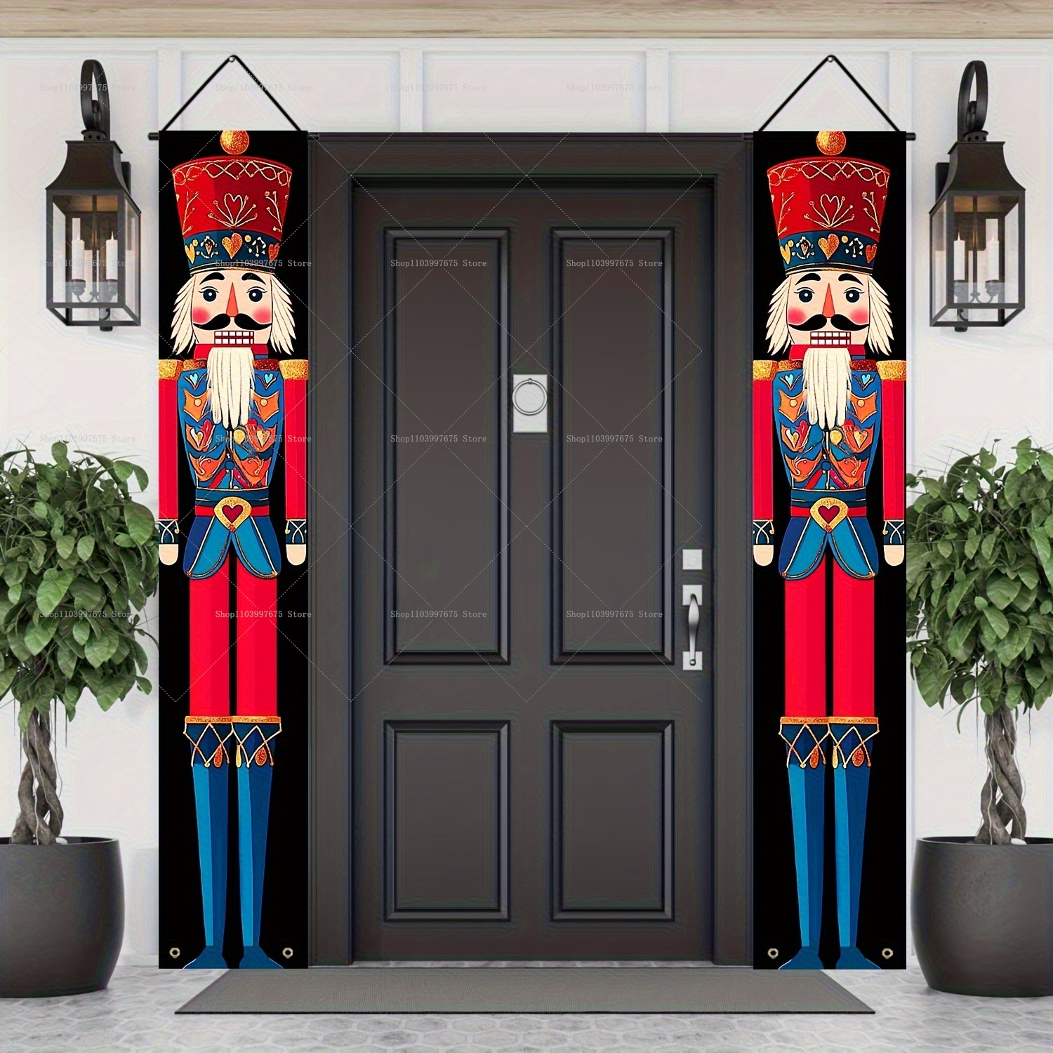 Festive Nutcracker Banners Chr - Home Security Yard Sign recension och pris