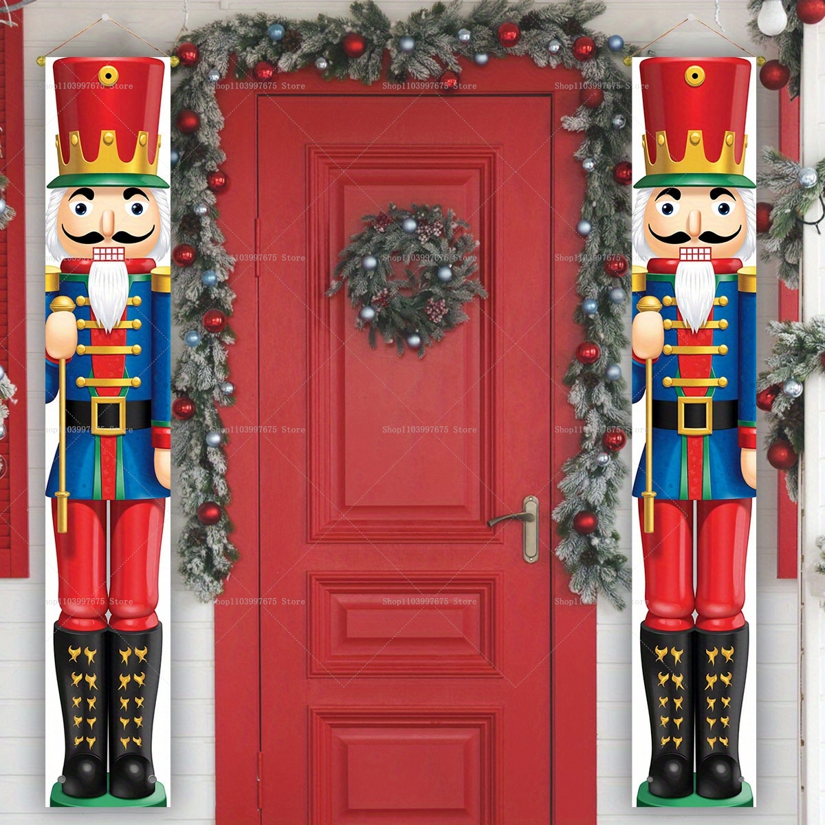 Festive Nutcracker Banners Chr - Home Security Yard Sign recension och pris