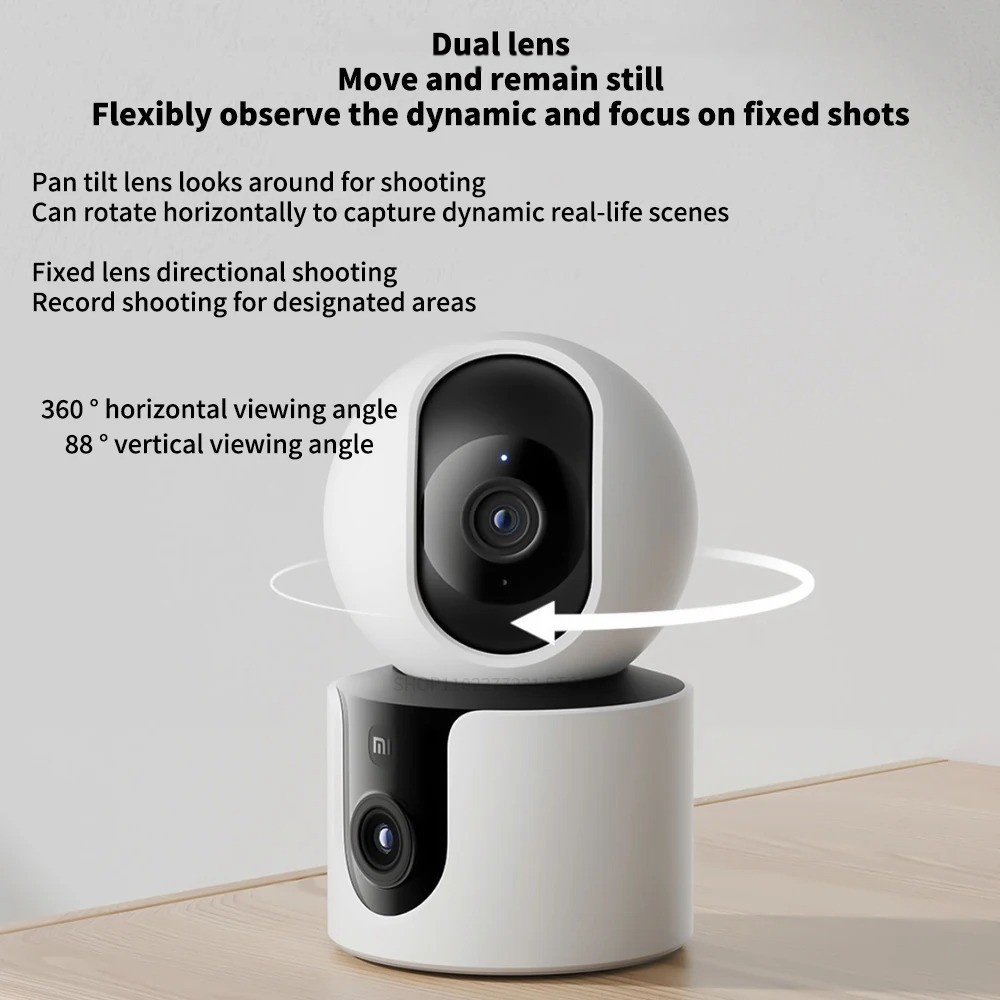 Xiaomi C300 Smart Camera Dual  - Home Security Camera Xiaomi recension och pris