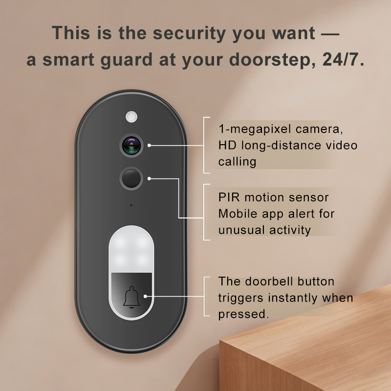 Tuya 1080P HD Wireless WiFi Vi - Home Security Monitoring System recension och pris