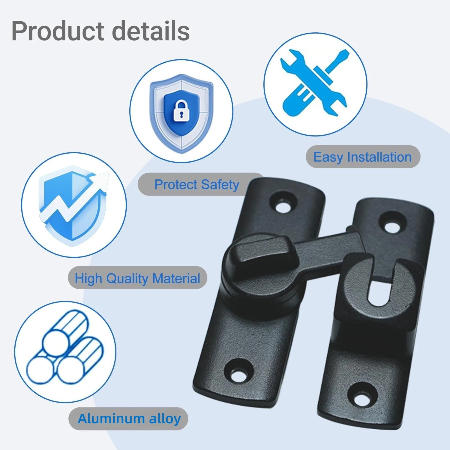 Sliding barn door lock hardwar - Home Security Tapo recension och pris