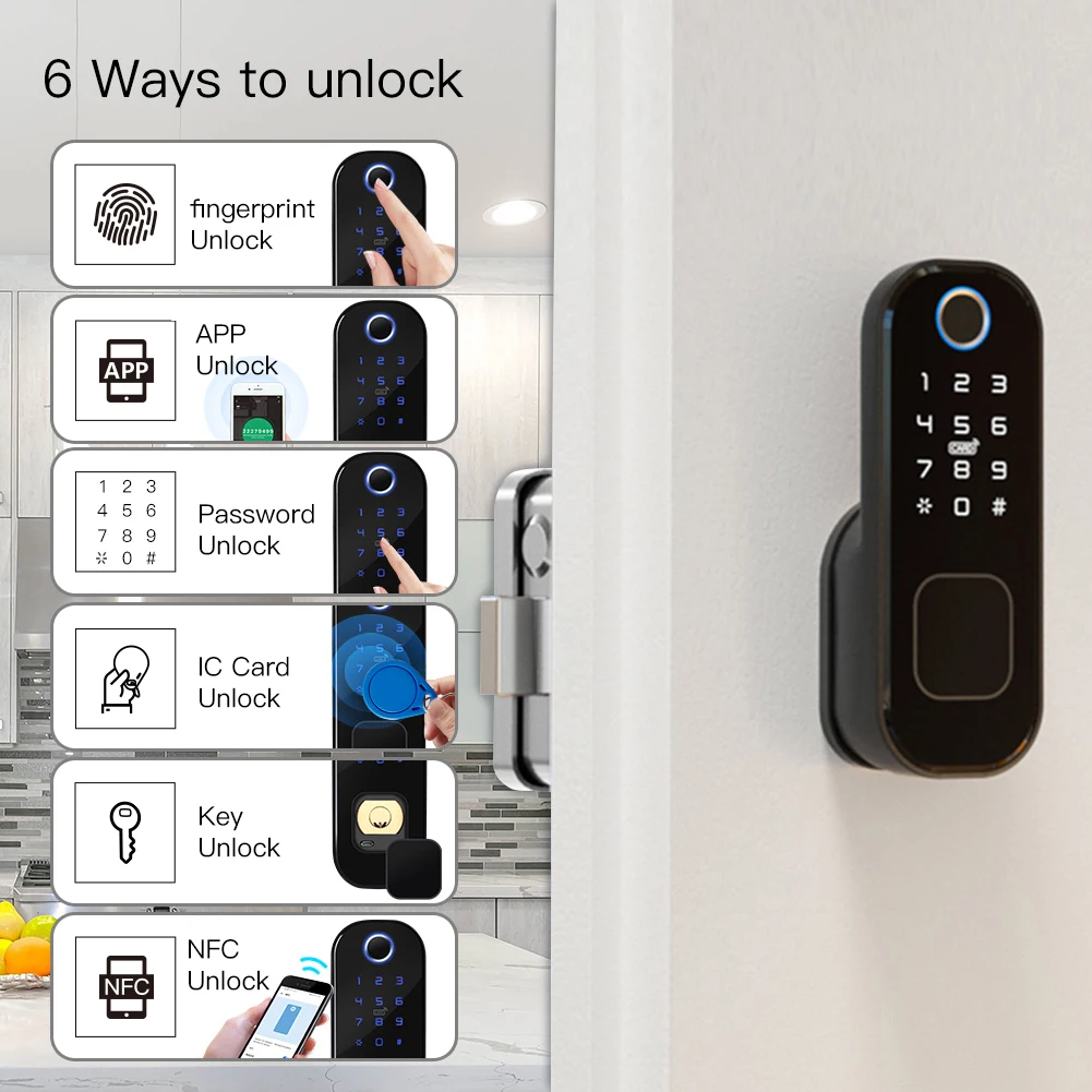 MOES WiFi Tuya Smart Lock Door - Home Security Guard recension och pris