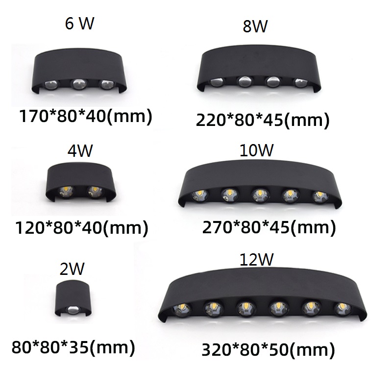 2W 4W 6W 8W 10W 12W LED Wall L - Home Security Yard Sign recension och pris