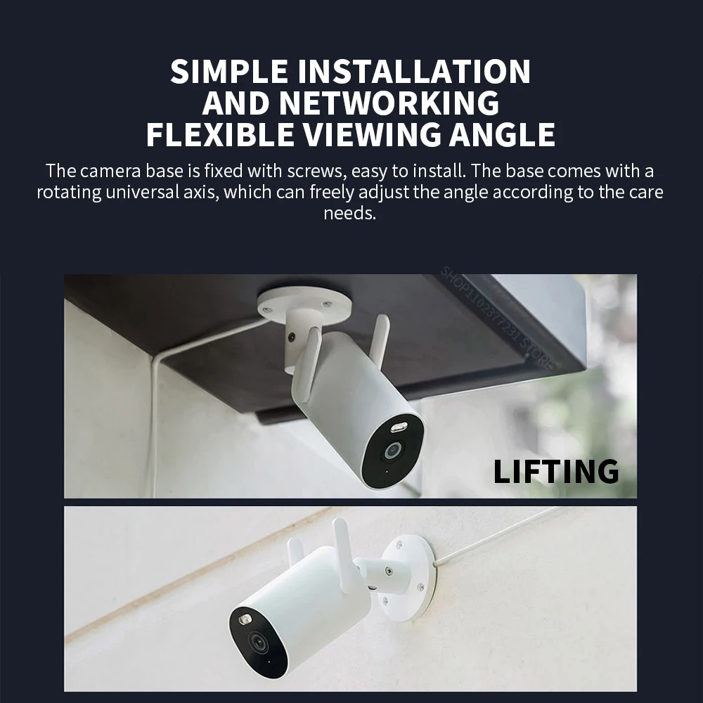 Xiaomi Outdoor Camera AW300 IP - Home Security Camera Xiaomi recension och pris