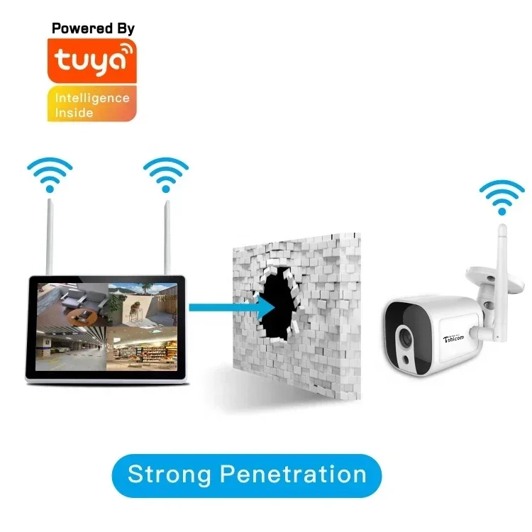 TUYA Smart Wi-Fi 4CH NVR Kit 1 - Home Security Kit With Camera recension och pris
