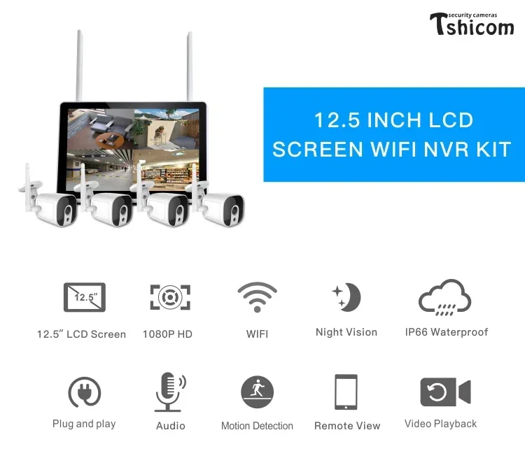 TUYA Smart Wi-Fi 4CH NVR Kit 1 - Home Security Kit With Camera recension och pris