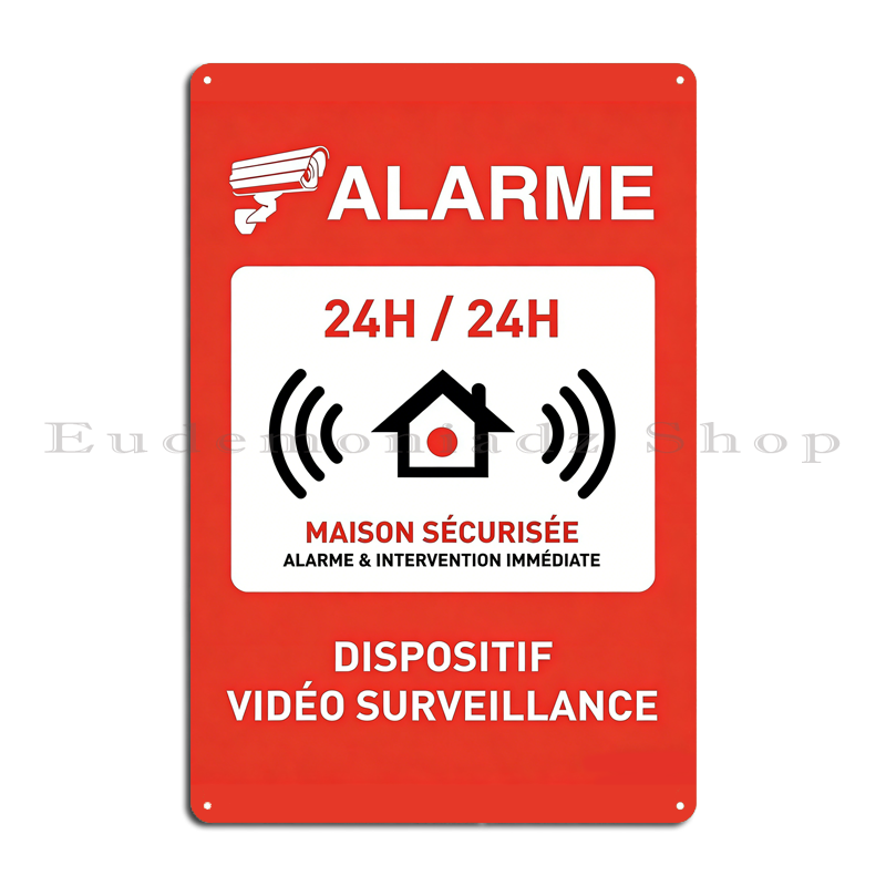 Retro 24h Alarm System Metal S - Home Security Alarm recension och pris