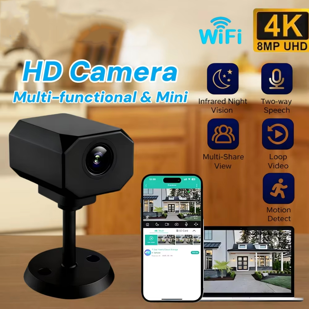 4K HD WiFi Security Camera for - Home Security Usa recension och pris