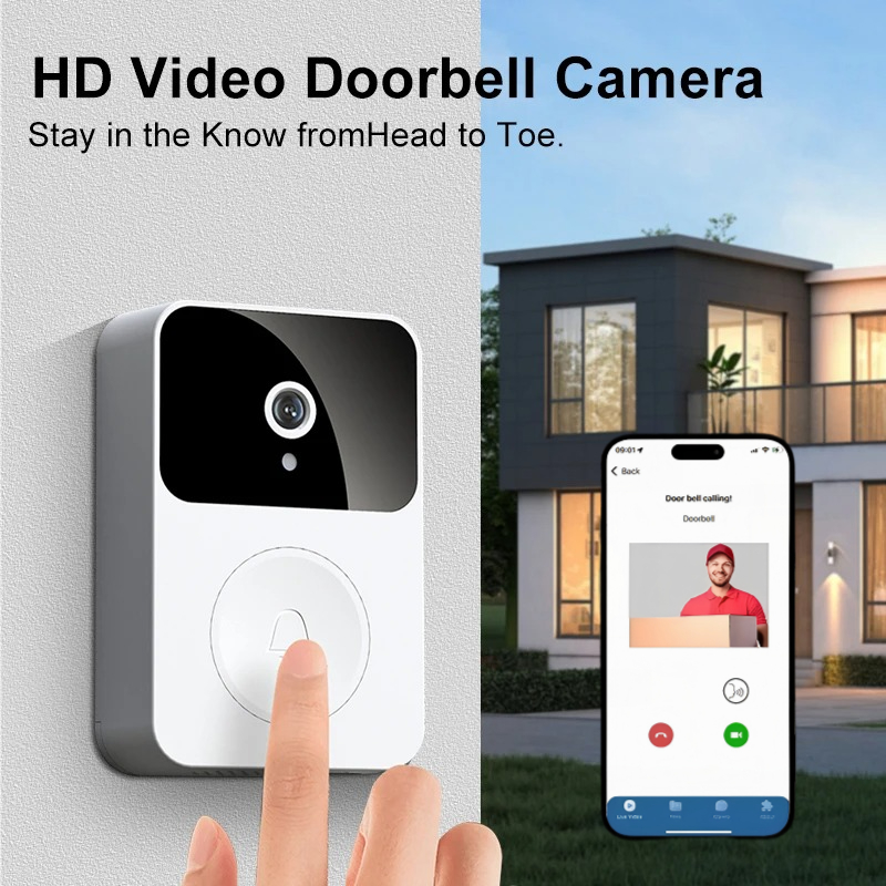 Smart Wireless Doorbell Camera - Home Security Ring Camera recension och pris