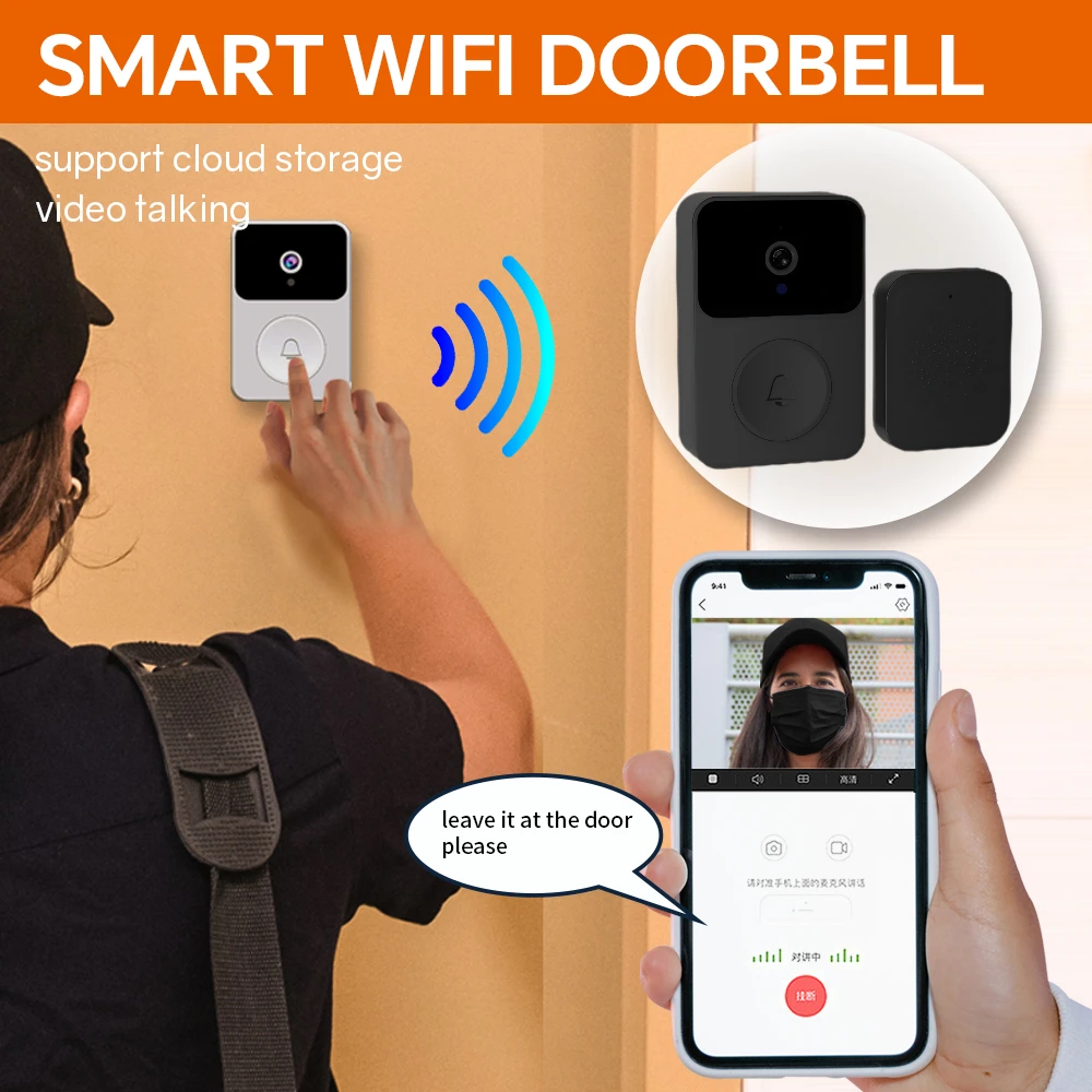 Smart Wireless Doorbell Camera - Home Security Ring Camera recension och pris