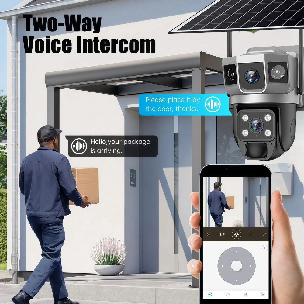 4G Camera Outdoor Solar Survei - Home Security Camera System recension och pris