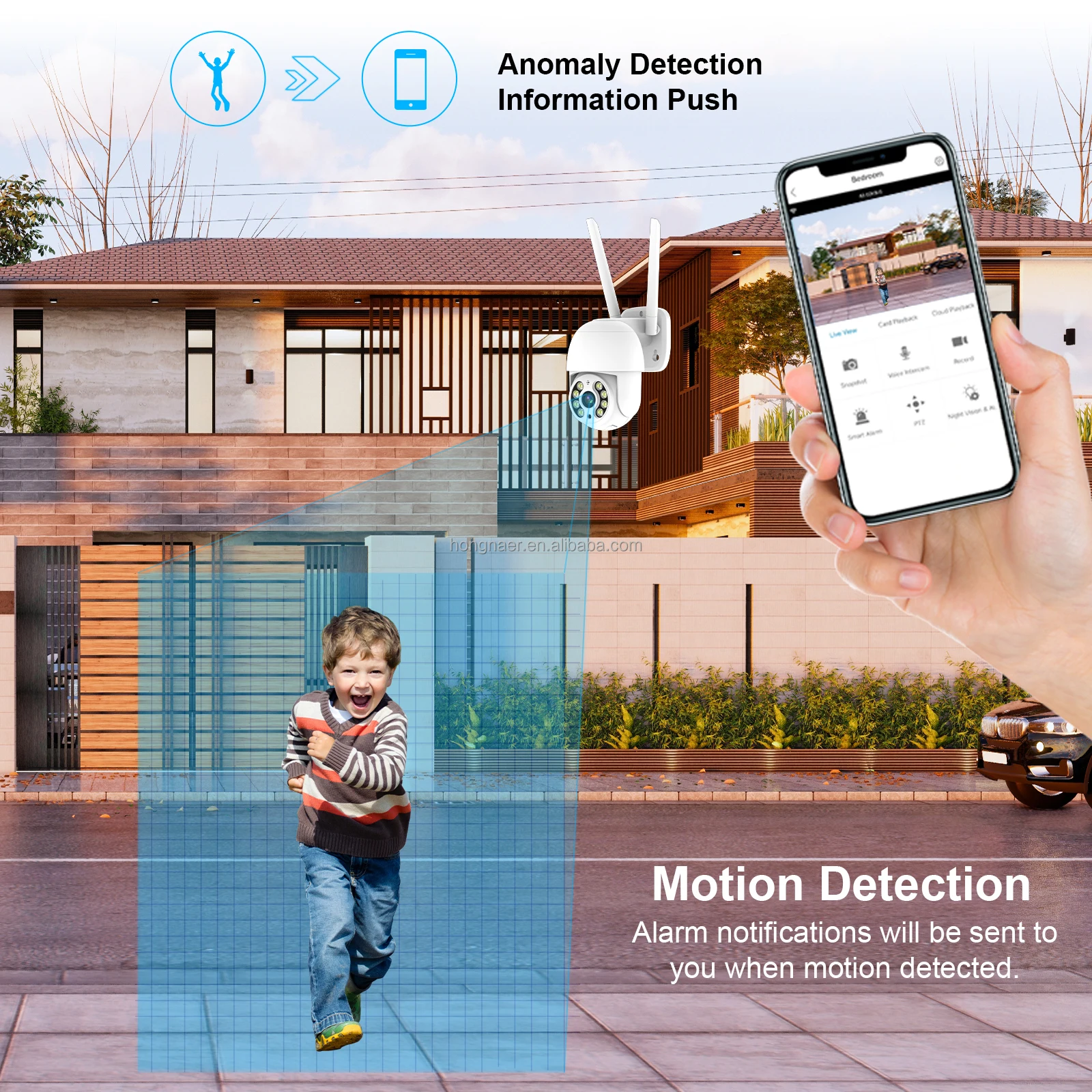 2026 Hongnaer 3MP 4 Channel Wi - Home Security Kit With Camera recension och pris