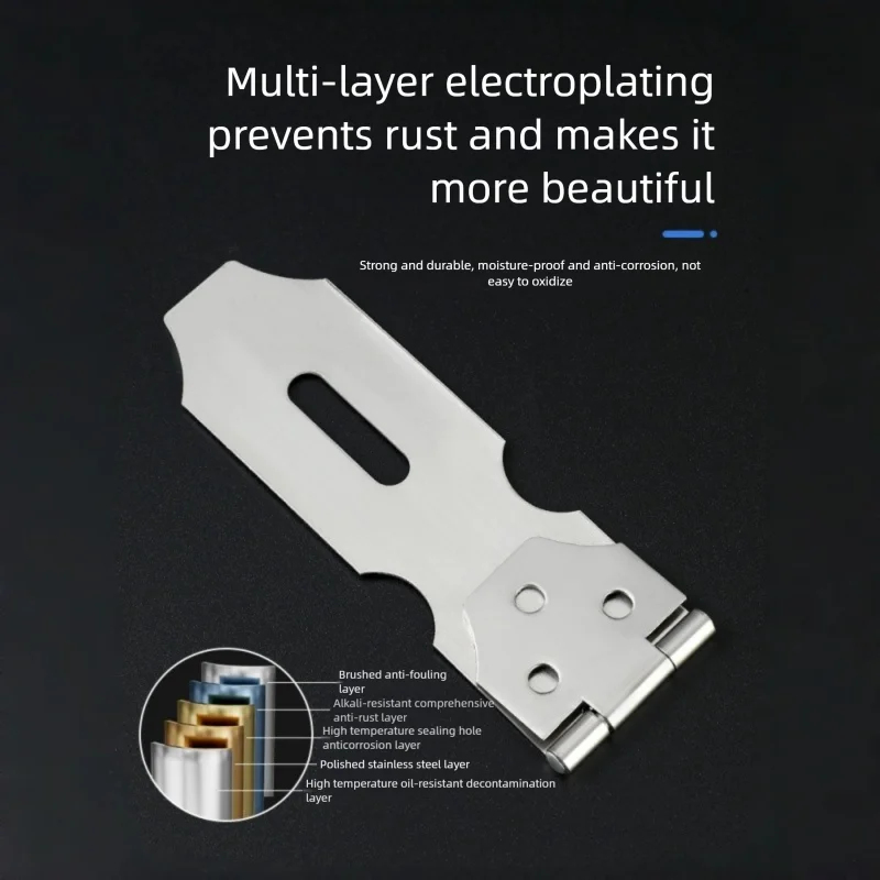 Stainless Steel Padlock Hasp 9 - Home Security Tapo recension och pris