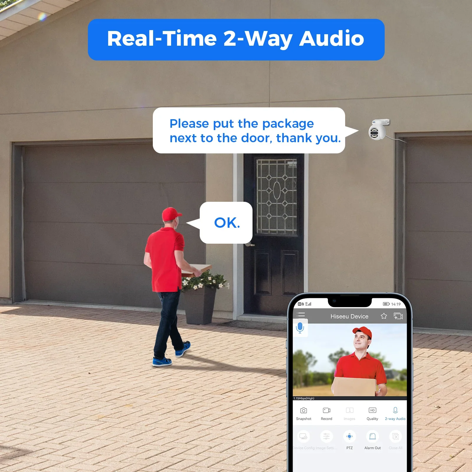 Hiseeu Automatic Tracking 5mp  - Home Security Kit With Camera recension och pris