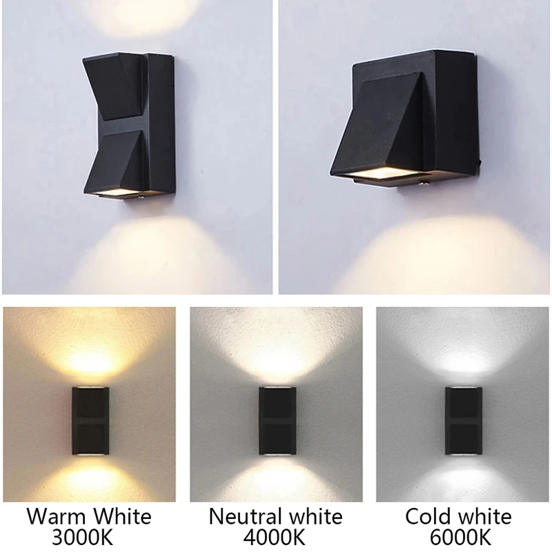 LED Wall Lamp IP65 Outdoor Wat - Home Security Yard Sign recension och pris