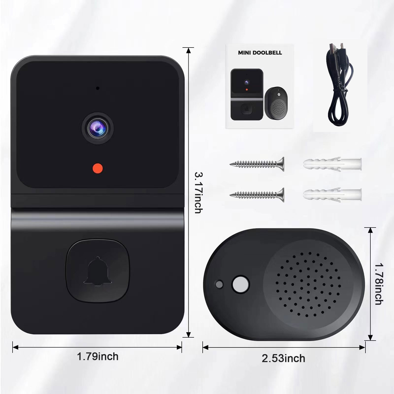 WiFi Video Doorbell Smart Home - Home Security Ring Camera recension och pris