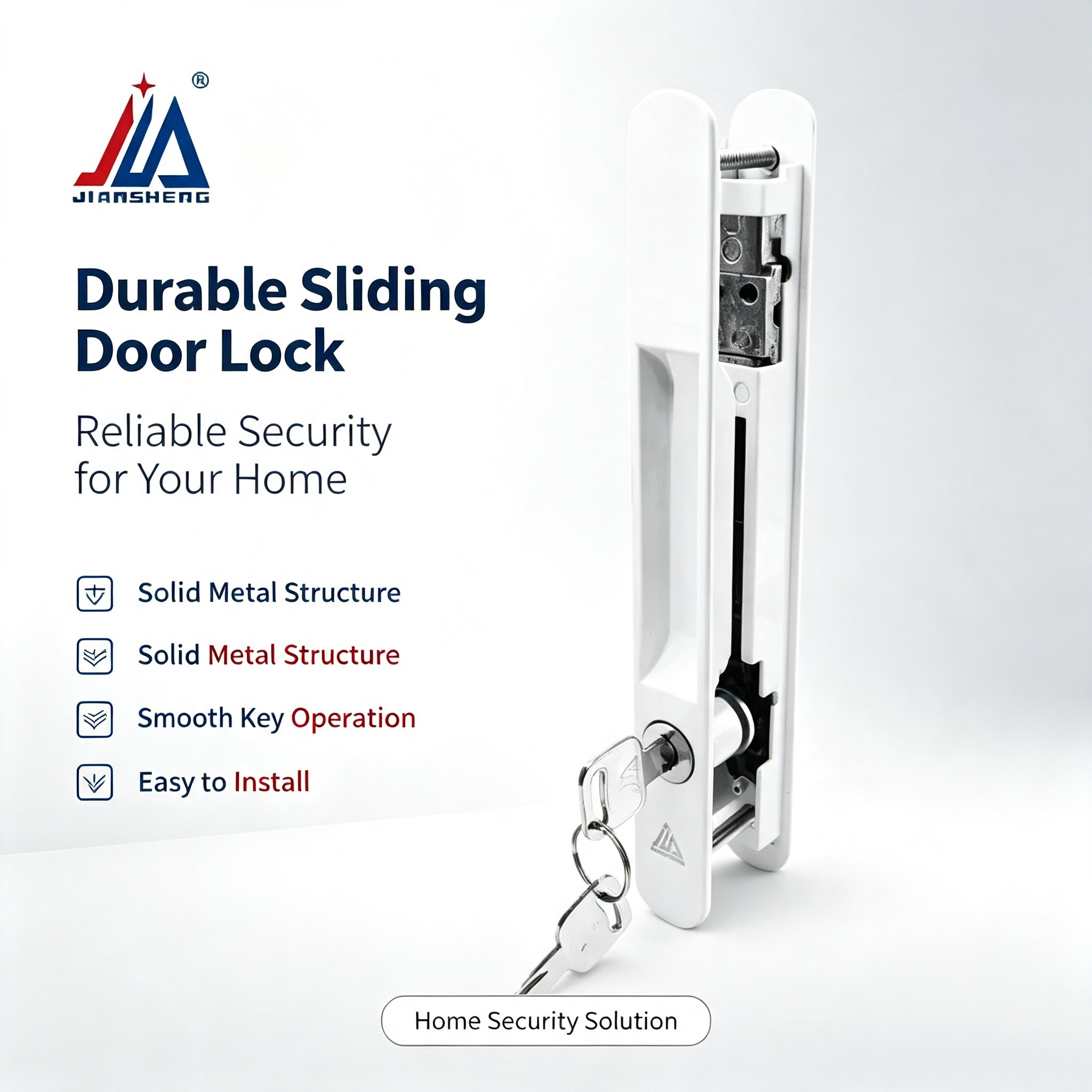 Double-sided Sliding Door Lock - Home Security Tapo recension och pris