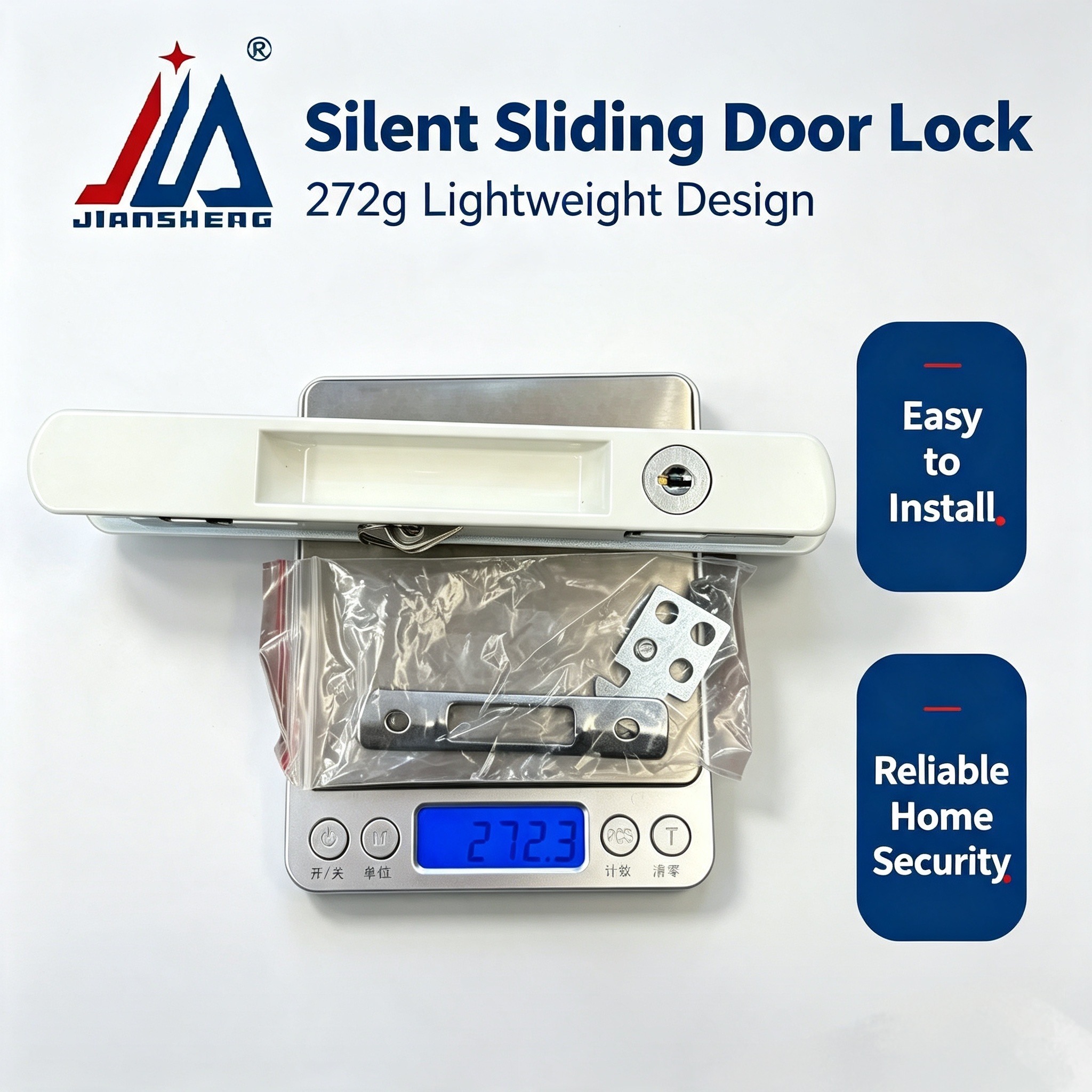 Double-sided Sliding Door Lock - Home Security Tapo recension och pris