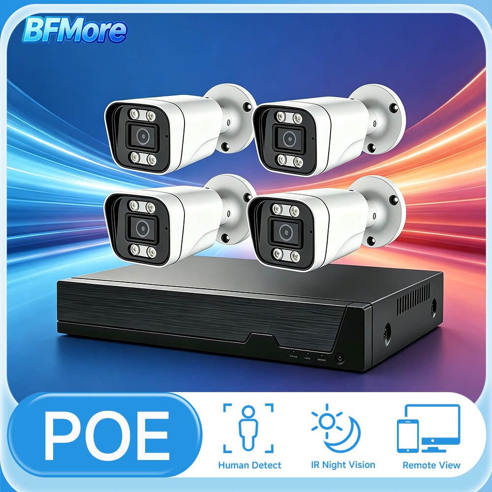 BFMore 8MP 4K Ai Human Detecti - Home Security Video Systems recension och pris