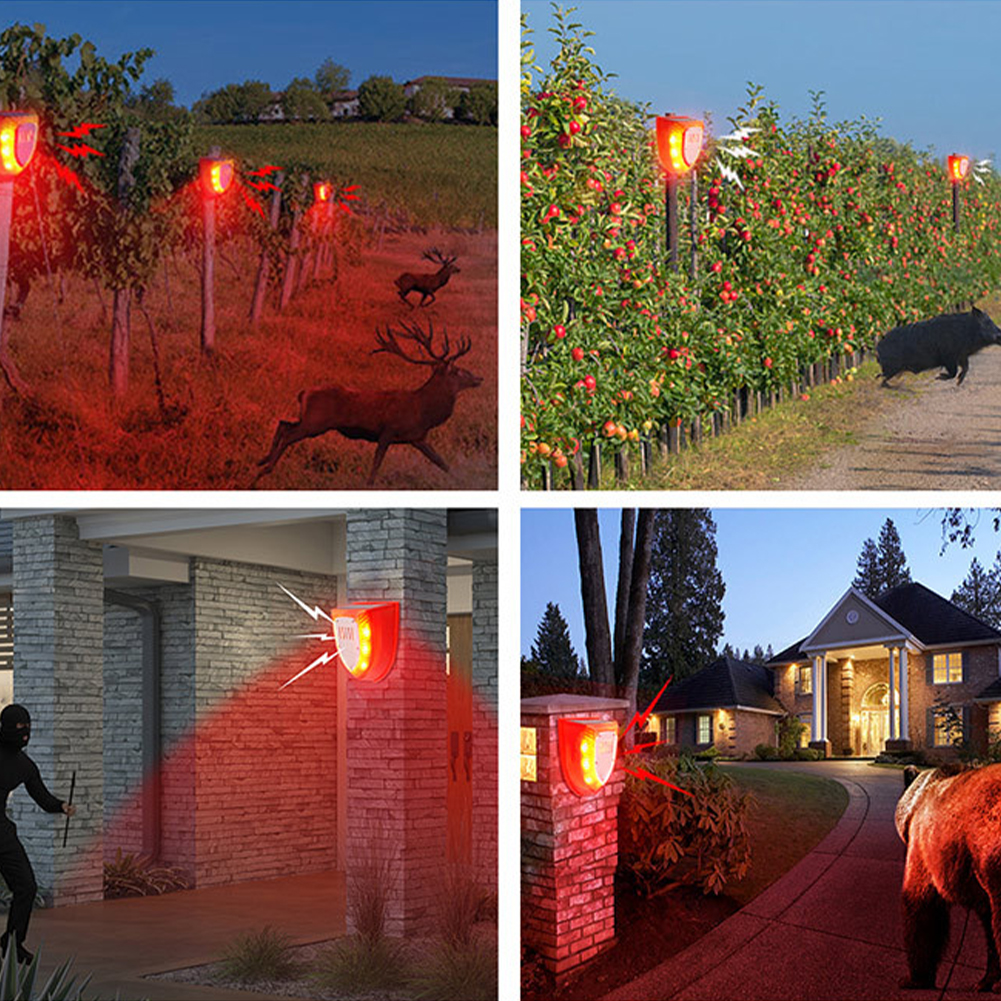 Outdoor Solar Alarm with Motio - Home Security Yard Sign recension och pris