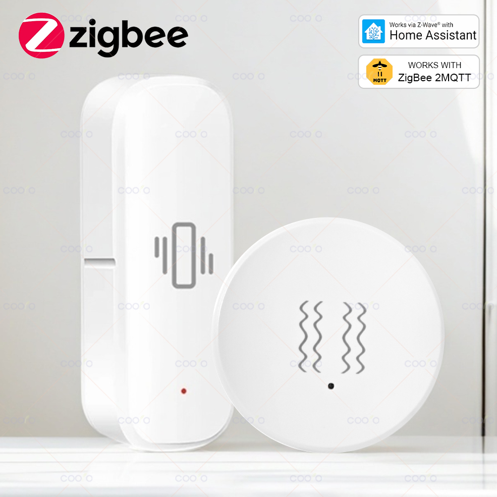 ZigBee 3.0 Vibration Sensor Re - Home Security Alarm recension och pris