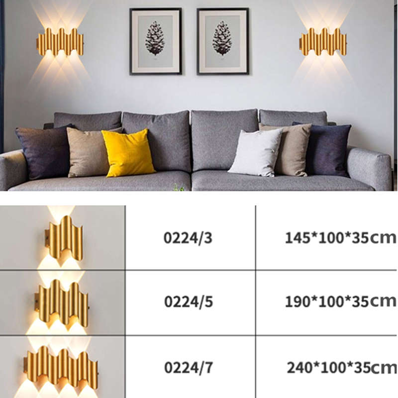 Aluminum Golden Body LED Wall  - Home Security Yard Sign recension och pris