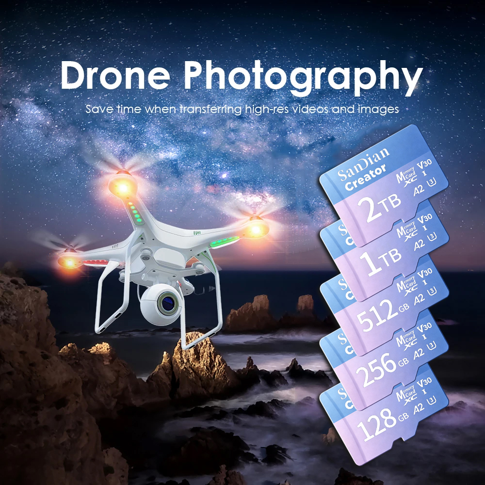 128GB 256GB 512GB 1TB MicroTf  - Drone Security Home recension och pris